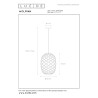 Lampa wiszšca WOLFRAM 21417/32/02 Lucide