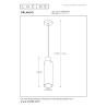 Lampa wiszšca ORLANDO 74404/01/65 Lucide