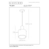 Lampa wiszšca TOLEDO 74405/01/62 Lucide