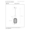 Lampa wiszšca MALOTO 45386/20/62 Lucide