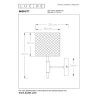 Kinkiet BASKETT 45259/01/30 Lucide