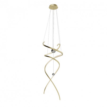 MAXLIGHT P0483D LAMPA WISZĄCA RITZ ZŁOTO SZCZOTKOWANE MAXLIGHT P0483D LAMPA WISZĄCA RITZ ZŁOTO SZCZOTKOWANE