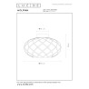 Plafon WOLFRAM 21117/30/02 Lucide