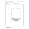 Oczko natynkowe TUBE 22952/01/02 Lucide