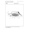 Oczko podtynkowe TUBE 22955/01/30 Lucide