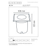Lampa najazdowa BILTIN 11800/01/30 Lucide