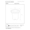 Lampa najazdowa BILTIN 11801/01/30 Lucide