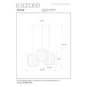 Lampa wiszšca GOSSE 13435/03/31 Lucide