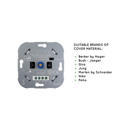 ciemniacz RECESSED WALL DIMMER 50000/00/31 Lucide