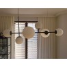 Sklep Mylight|Lampa wisząca Vailante  PND-31221-6A-SBL Italux czarny satynowany stal, aluminium, szkło|937,00 zł|609,43 zł|Lampy wiszące / żyrandole|5900644315797