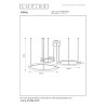 Lampa wiszšca VIDAL 46403/99/02 Lucide