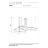 Lampa wiszšca VIDAL 46403/99/30 Lucide