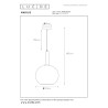 Lampa wiszšca MARIUS 45402/30/30 Lucide