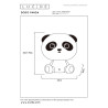 Lampa stołowa DODO PANDA 71593/03/30 Lucide