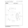 Reflektorek SENSAS 30997/01/30 Lucide