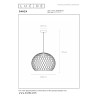 Lampa wiszšca DANZA 21428/40/30 Lucide
