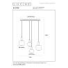 Lampa wiszšca ELOISE 45405/04/30 Lucide