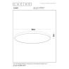 Plafon UNAR 79185/80/31 Lucide