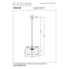 Lampa wiszšca SPENCER 34445/30/30 Lucide