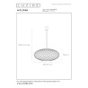 Lampa wiszšca WOLFRAM 21417/99/30 Lucide