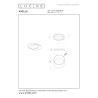 Plafon AXELLE 44112/24/30 Lucide
