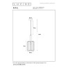 Lampa wiszšca RAFAL 45492/01/36 Lucide