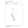 Lampa wiszšca ALMELO 21434/13/30 Lucide