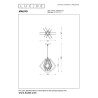Lampa wiszšca MAURO 77489/01/33 Lucide