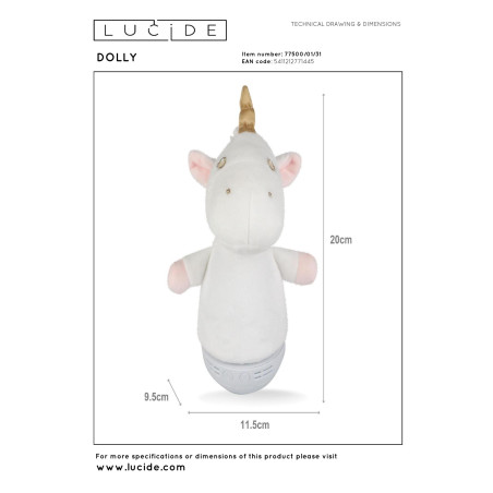 Lampa stołowa DOLLY 77500/01/31 Lucide