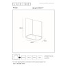 Lampa cienna zewnętrzna ATILA 69805/12/30 Lucide