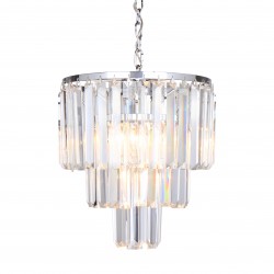 17106/3+1-CHR AMEDEO LAMPA WISZĄCA CHROM/CHROME