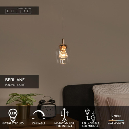 Lampa wiszšca BERLIANE 00430/04/60 Lucide