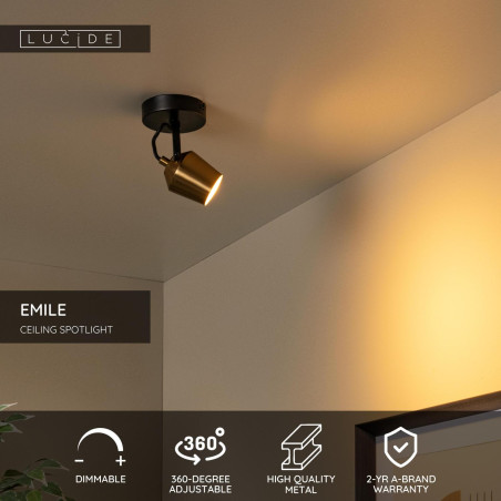 Reflektorek sufitowy EMILE 51901/01/02 Lucide