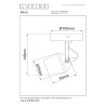 Reflektorek sufitowy EMILE 51901/01/02 Lucide