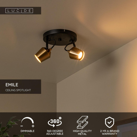Reflektorek sufitowy EMILE 51901/02/02 Lucide