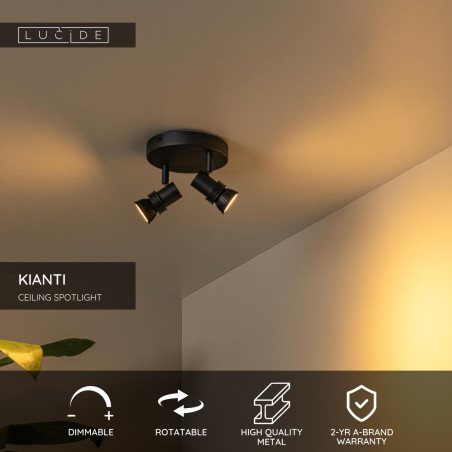 Reflektorek sufitowy KIANTI 53901/12/30 Lucide