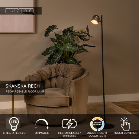 Lampa podłogowa SKANSKA RECH 03749/03/15 Lucide