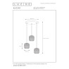 Lampa wiszšca ALICENT 03450/03/02 Lucide
