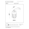Lampa cienna zewnętrzna WELLS 33809/05/97 Lucide