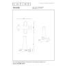 Lampa wiszšca FOKKER 77490/26/34 Lucide
