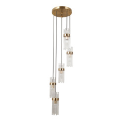 Lampa wisząca Taraso PND-40760-5-HBR Italux