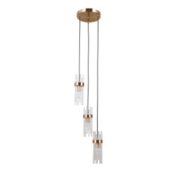 Lampa wisząca Taraso PND-40760-3-HBR Italux