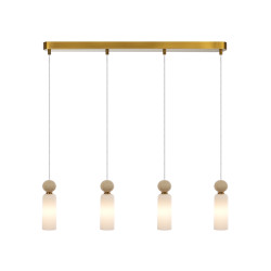 Lampa wisząca Santos PND-95331-4-BRSS Italux