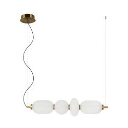 Lampa wisząca Nico PND-8545-4H-AB-WH Italux