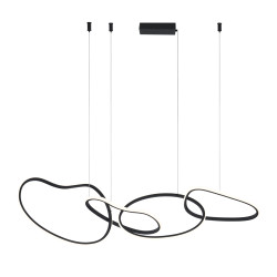 Lampa wisząca Fonte PND-22412-S4-BK Italux