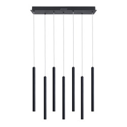 Lampa wisząca Valdes PND-22302-7-BK Italux