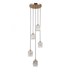 Lampa wisząca Torno PND-40813-5R-HBR Italux