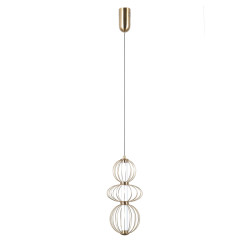 Lampa wisząca Rabel PND-344221-3V-HBR Italux