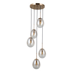 Lampa wisząca Meolo PND-40825-5-GD Italux