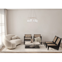 Lampa wisząca Alani PND-34375-6-BK Italux
